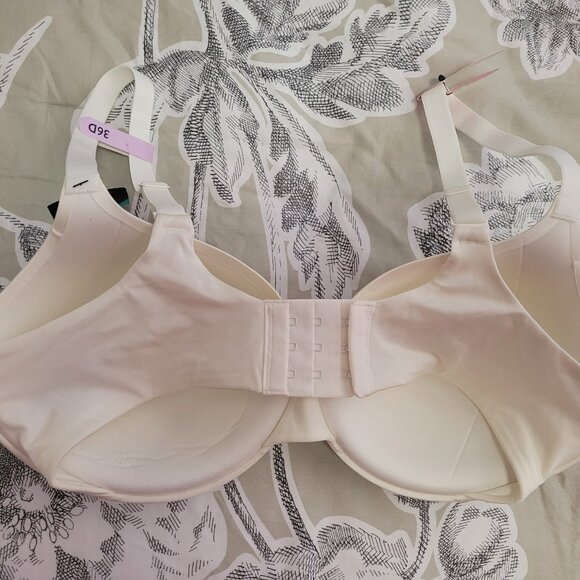 Maidenform White Padded Underwire T-Shirt Bra w/Convertible Straps 36D NWT - Picture 2 of 6
